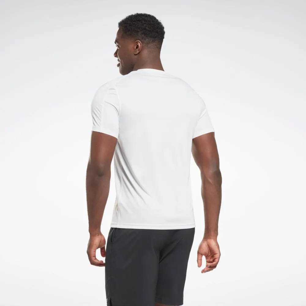 Reebok Apparel Men Training Tech T-Shirt WHITE