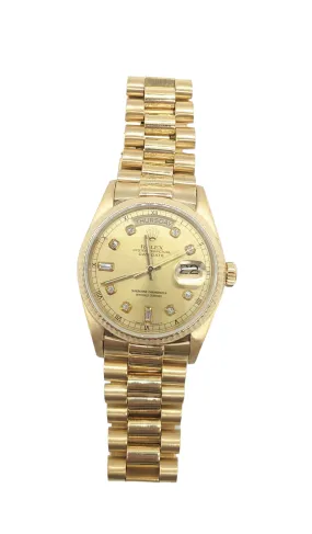 Rolex Presidential 18 Karat Gold