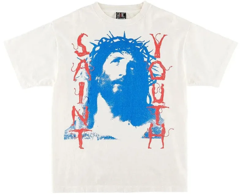 Saint Mxxxxxx ST Youth T-Shirt Vintage White