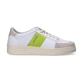 Saint sneakers sail in pelle-camoscio bianche