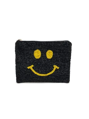 Smile Beaded Coin Purse