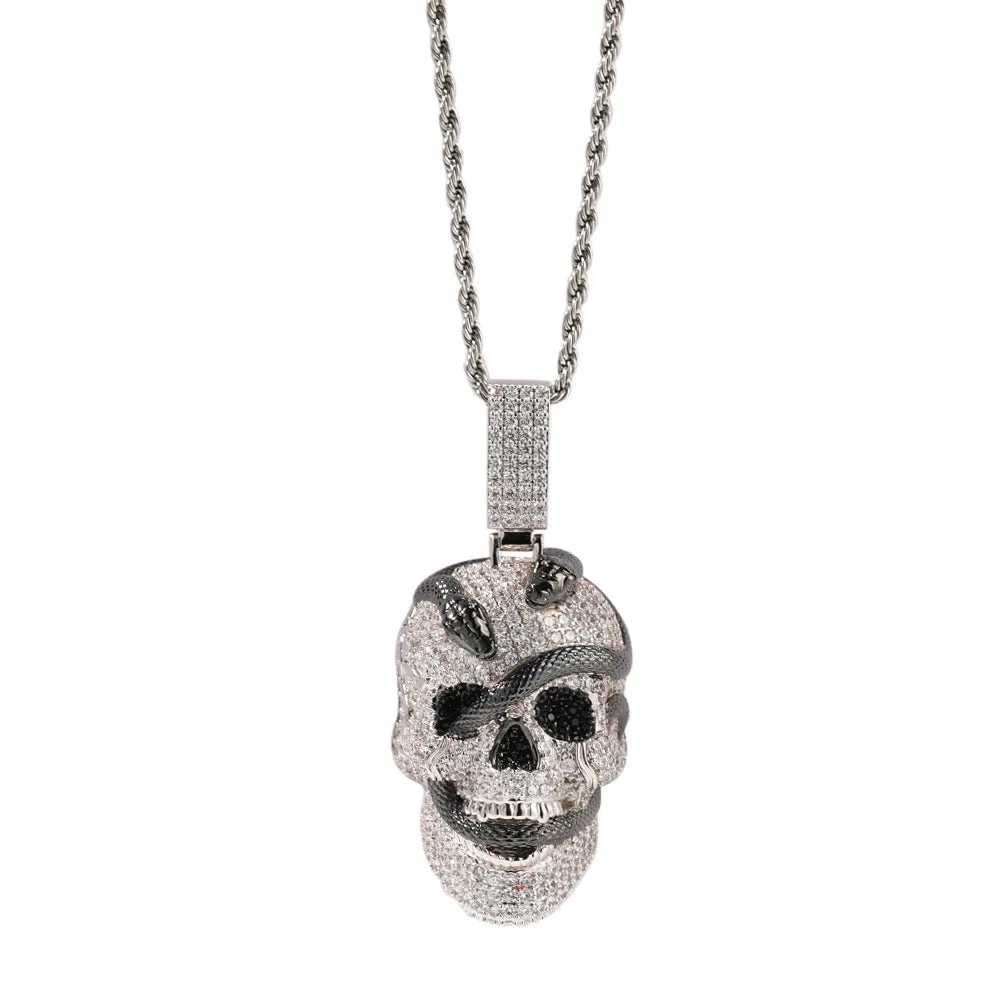 Snake Skull Head Pendant