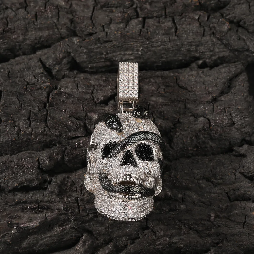 Snake Skull Head Pendant