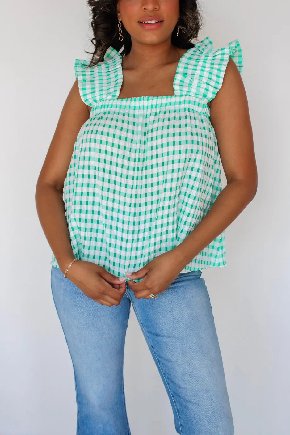 Springscape Gingham Tank