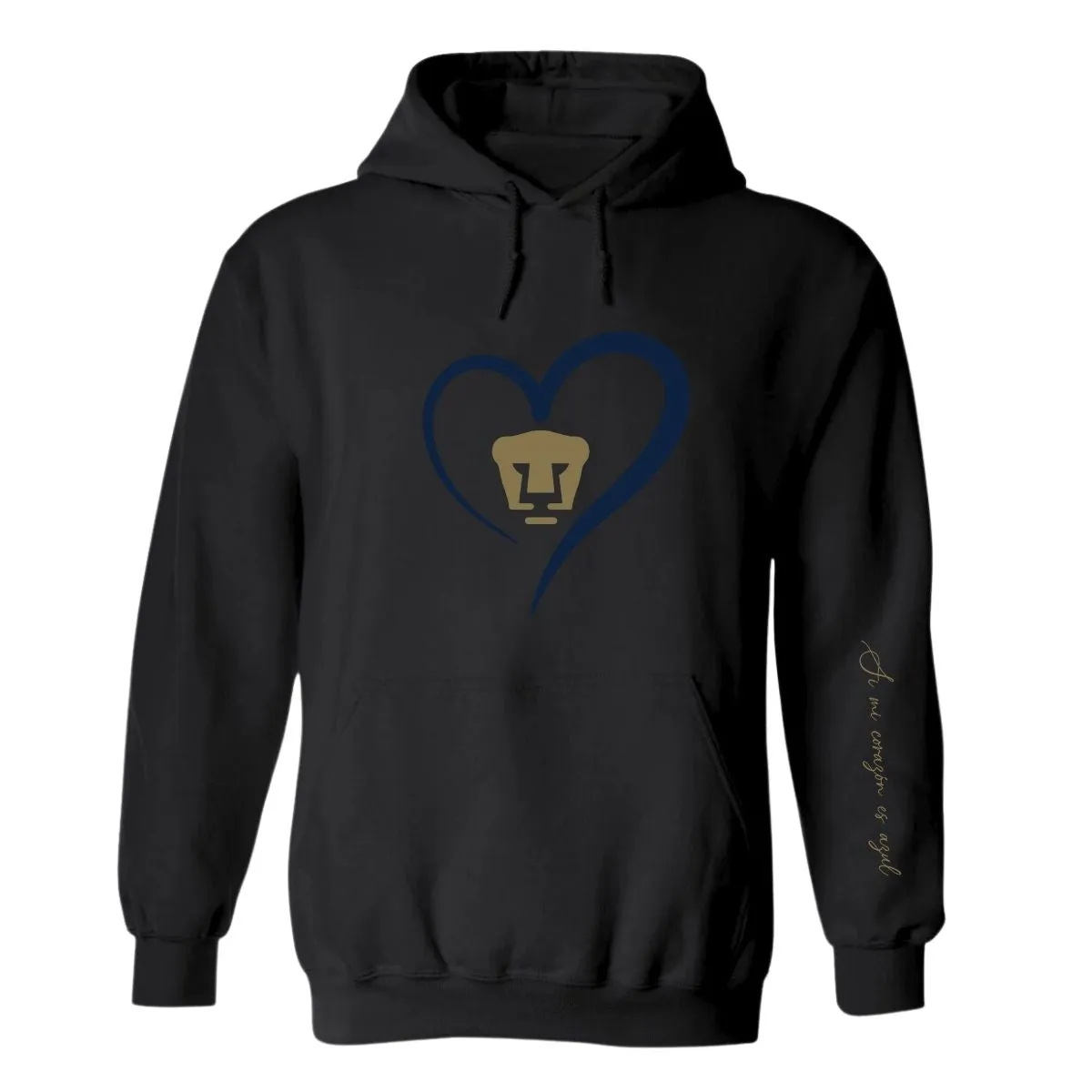 Sudadera para Mujer Hoodie Pumas UNAM Corazón Azul