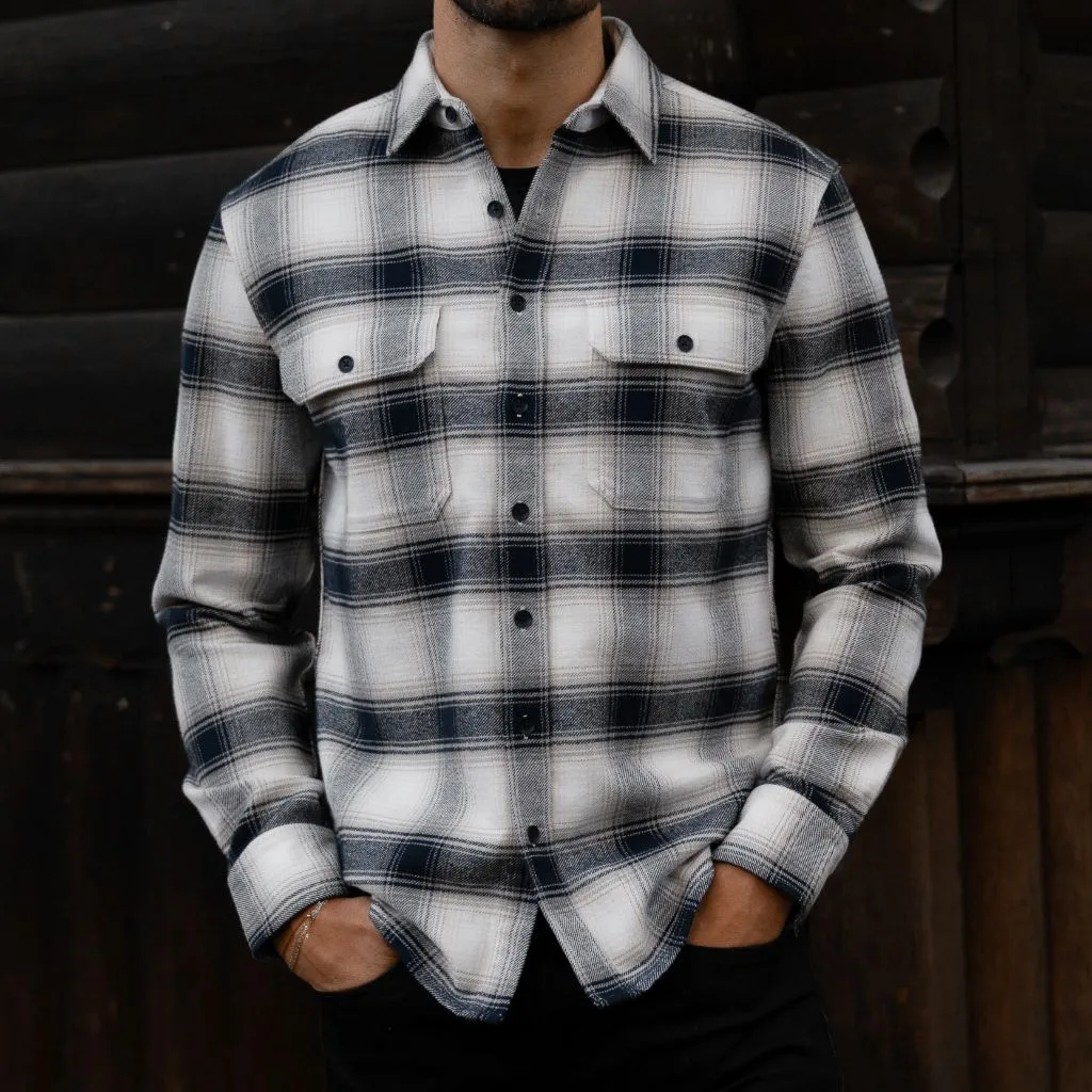 Summit Flannel Shirt | Coastal Blue