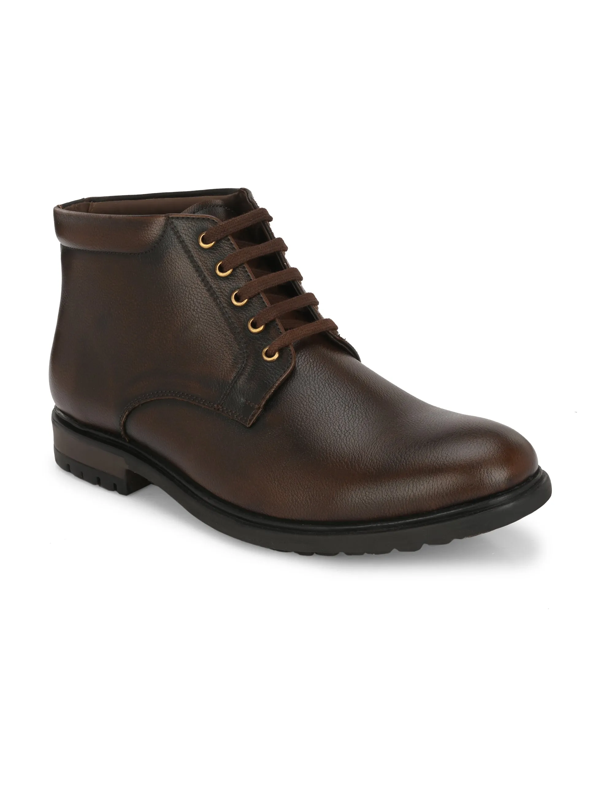 Tempt Tan Lace-Up Boots