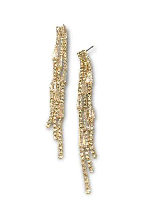 Theia Nell Triple Strand Drop Earring