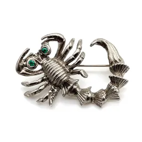 【USA輸入】 ヴィンテージ SPHINX スコーピオン ブローチ/Vintage SPHINX Scorpion Brooch