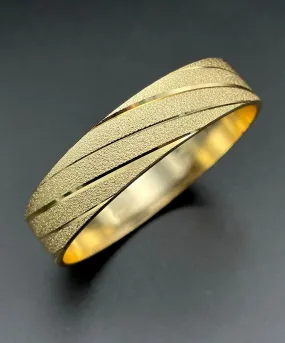 【USA輸入】ヴィンテージ 西ドイツ製 カッティング バングル/Vintage W.GERMANY Cutting Bangle