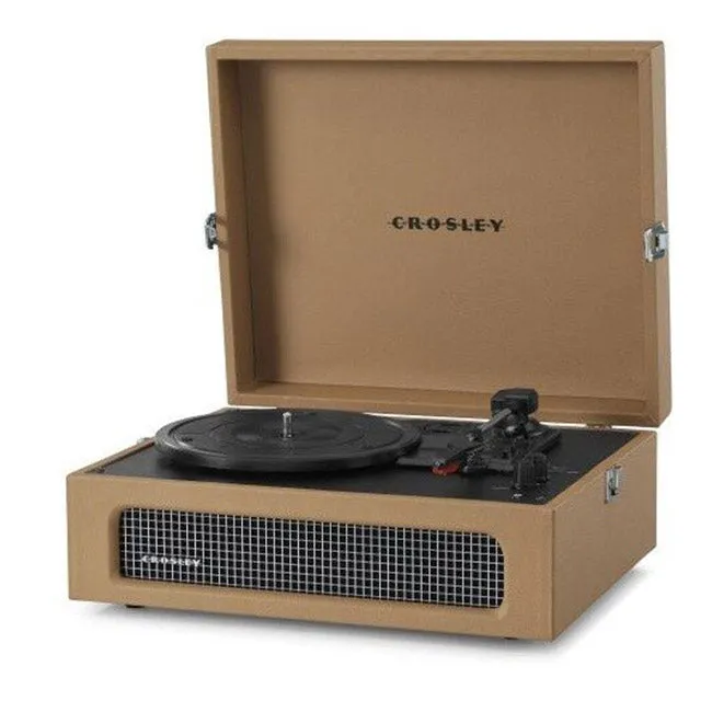 Voyager 2-Way Bluetooth Record Player | Tan