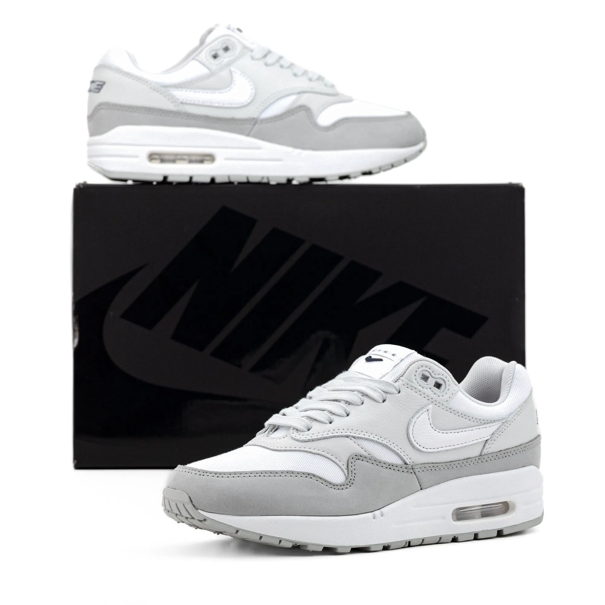 Women's Nike Air Max 1 '87 LX NBHD "White and Photon Dust" "Light Smoke Grey" FN0564-001