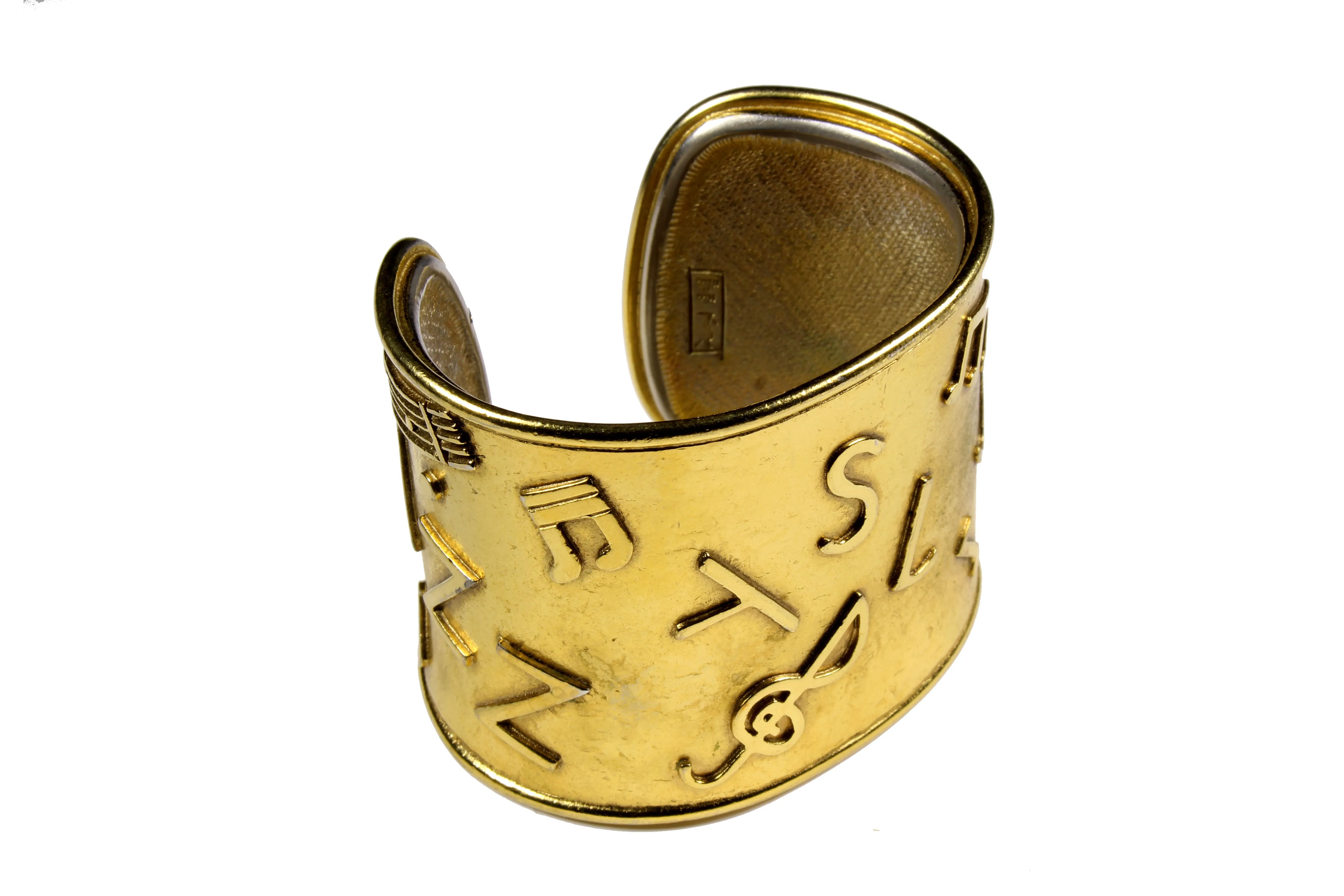 YVES SAINT LAURENT Jazz cuff bracelet