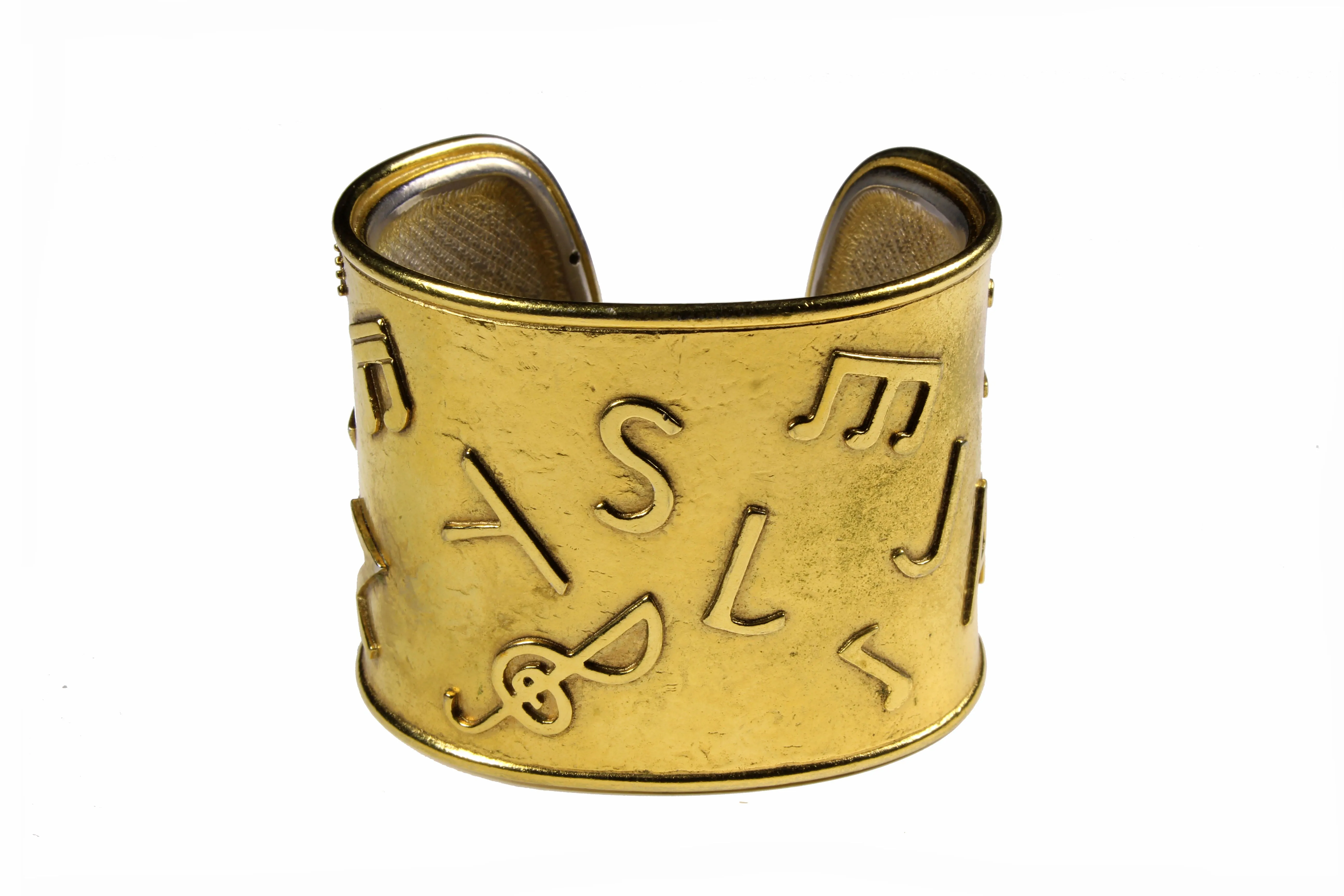 YVES SAINT LAURENT Jazz cuff bracelet