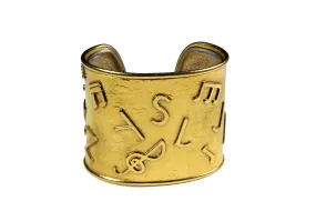 YVES SAINT LAURENT Jazz cuff bracelet